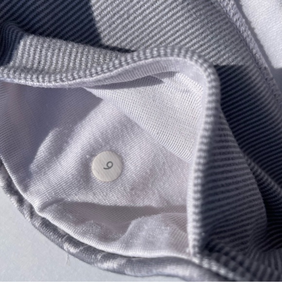 Lululemon Wunder Under Crop Legging Fossil Grey Beachy Floral w white Rare 6 - Picture 7 of 10